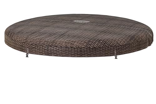 Bestway® Lay-Z-SPA® Bali AirJet™ Energiespar-Whirlpool, App-Steuerung, UltraFit™ Pumpe, Ø216x71cm, 7 Personen, Rattan Schokobraun