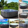 BRAST® Whirlpool MSpa aufblasbar, 4–8 Personen, rund & eckig, Ø125–224cm, bis 144 Düsen, In/Outdoor, Heizung, Abdeckung, Timer, Tekapo4